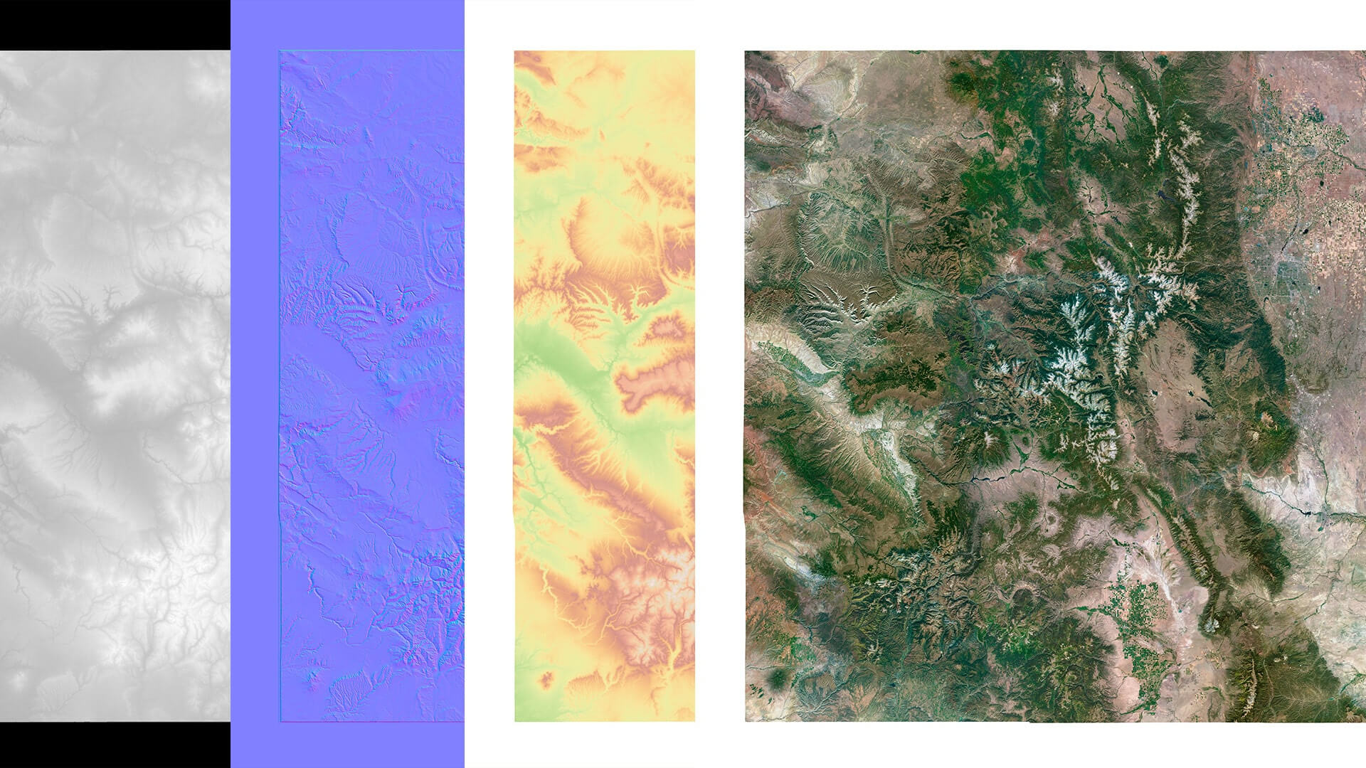 Colorado Terrain 3D Map by Shustrik