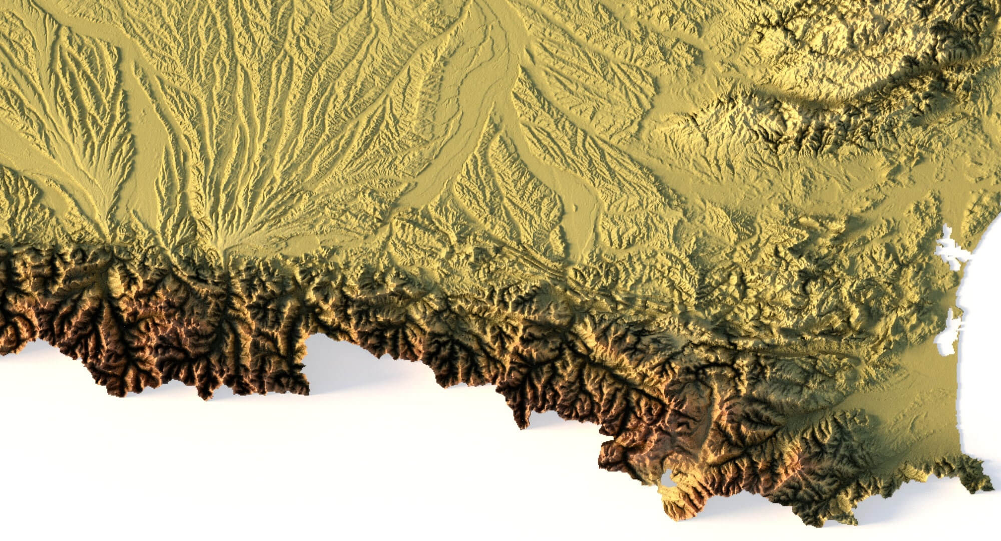 France Terrain - 3D Model by Shustrik