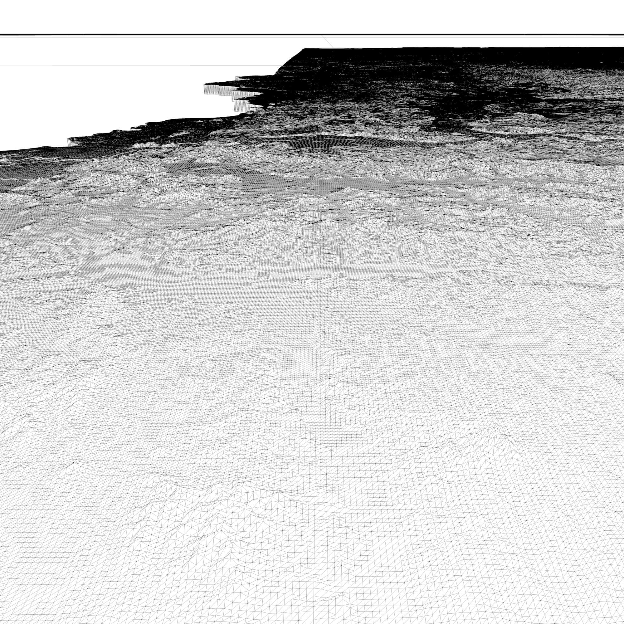 Indiana Topographic Map Stl Model by Shustrik