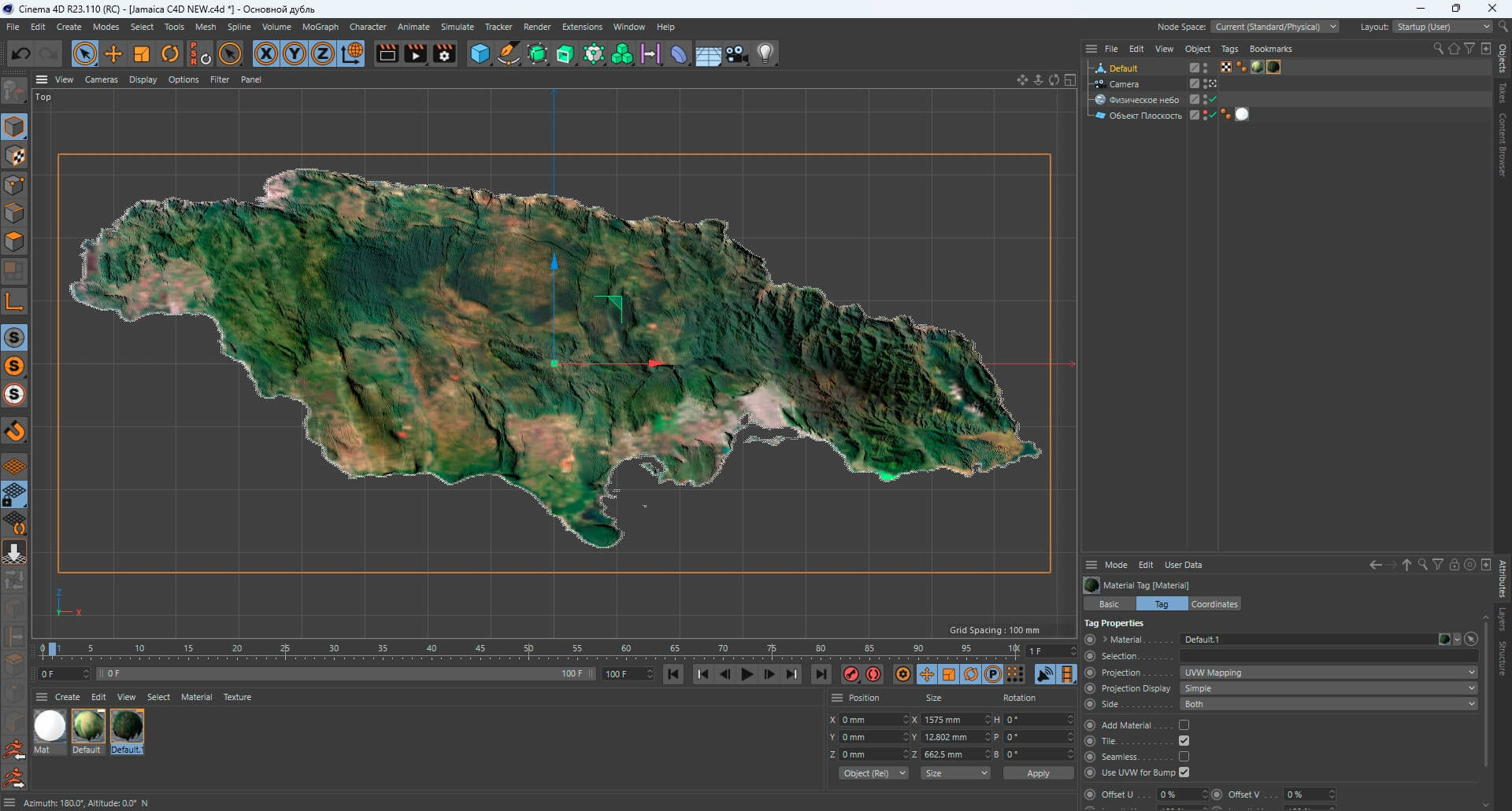Jamaica Terrain 3D Map by Shustrik