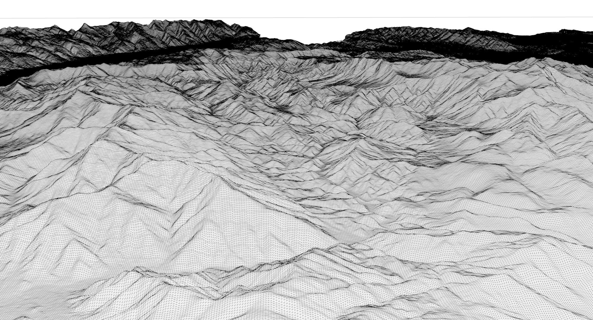Macedonia Terrain for CNC, Printing and Design - 3D Model by Shustrik