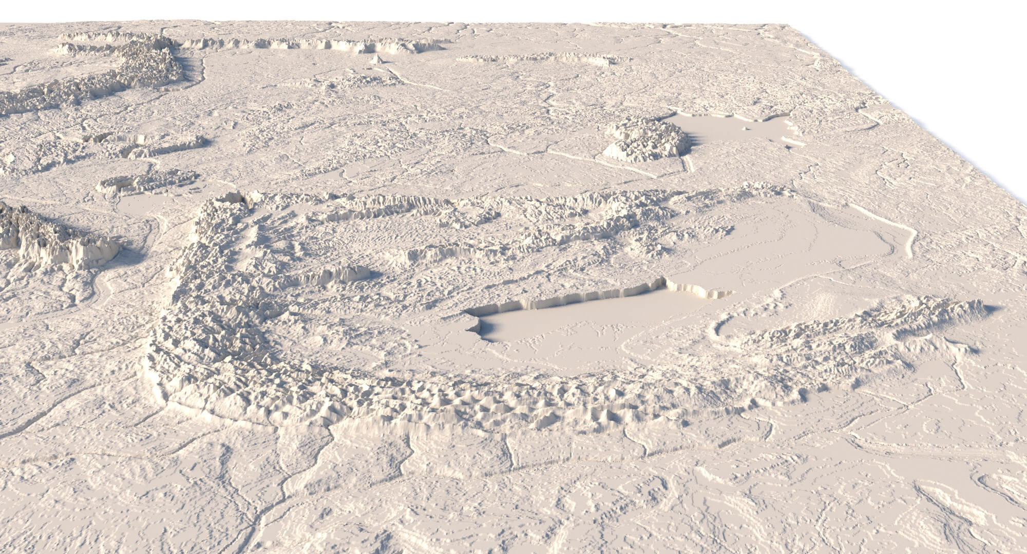 Middle Earth Map 3D Model By Shustrik