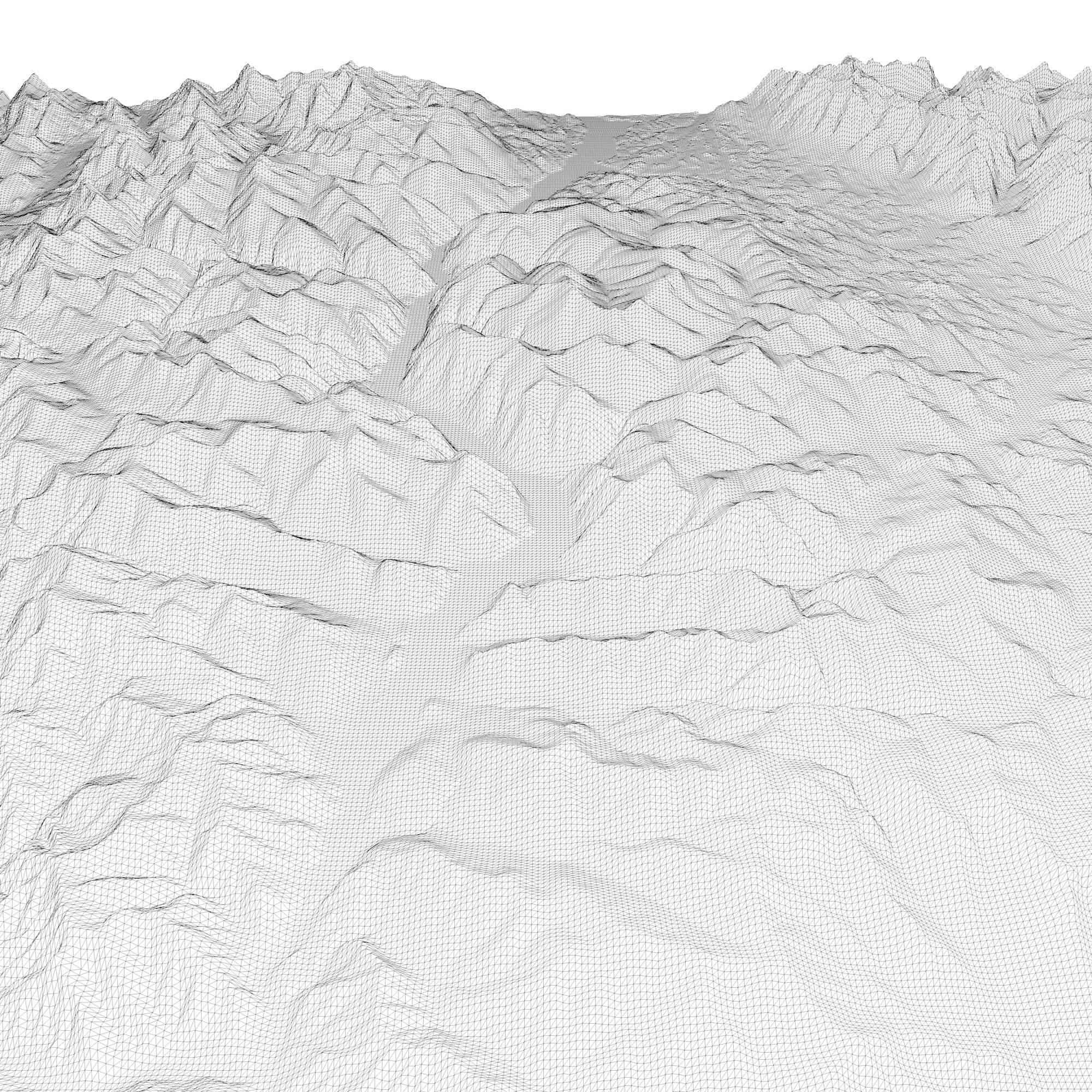 Montana Topographic Map Stl Model by Shustrik