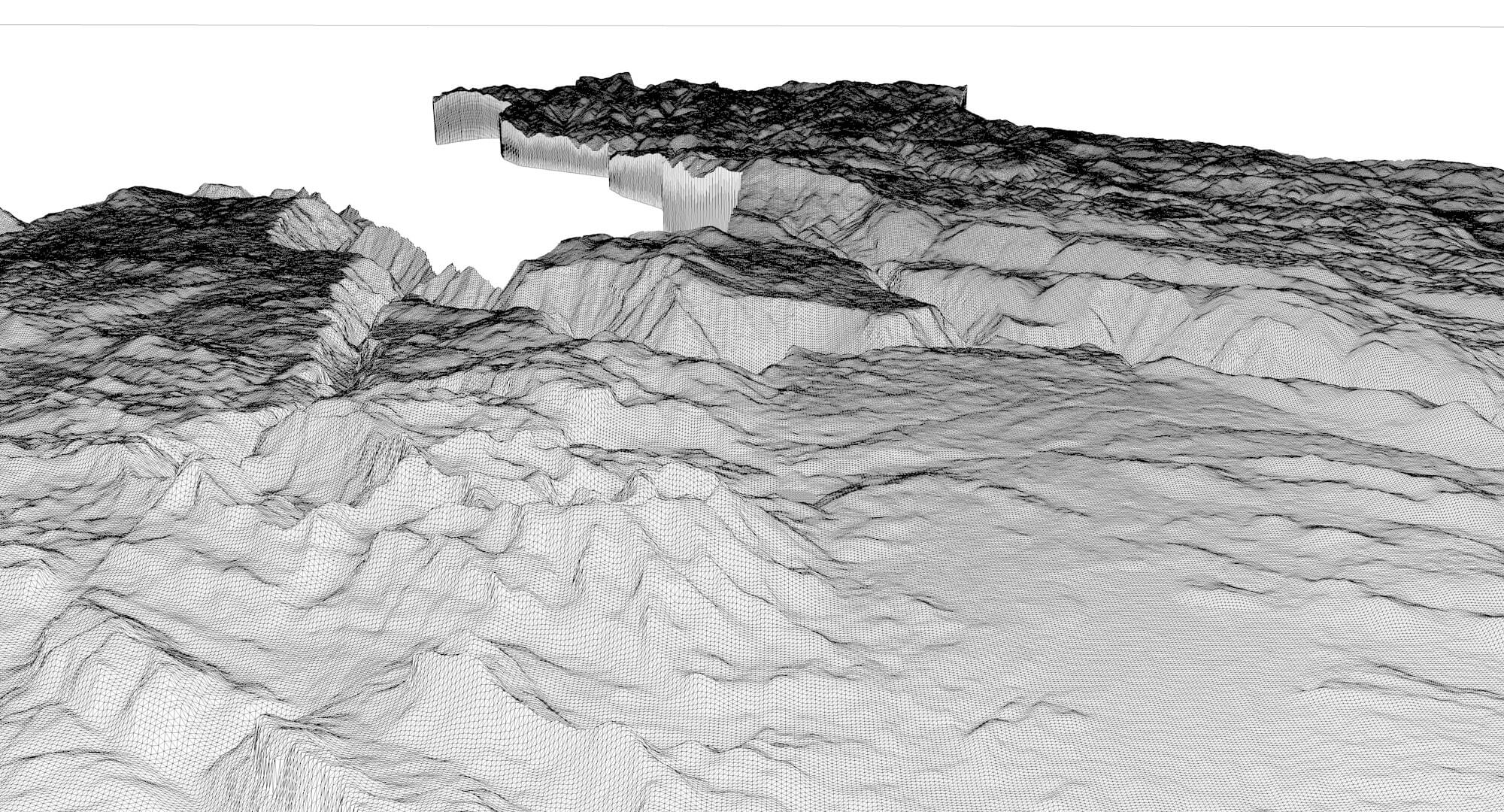 Montenegro Terrain for CNC, Printing and Design - 3D Model by Shustrik