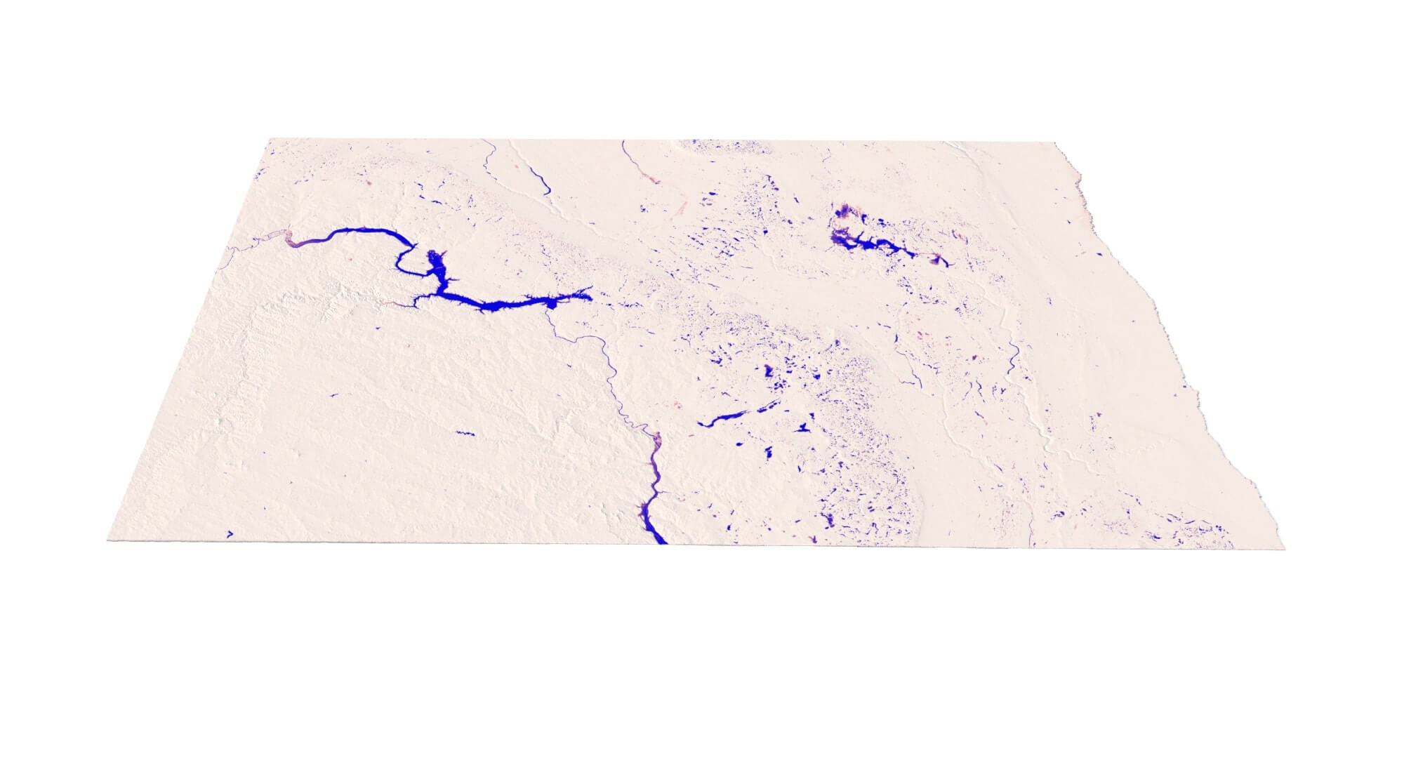 North Dakota State Terrain 3D Map By Shustrik North Dakota State Terrain 3d Map 07 