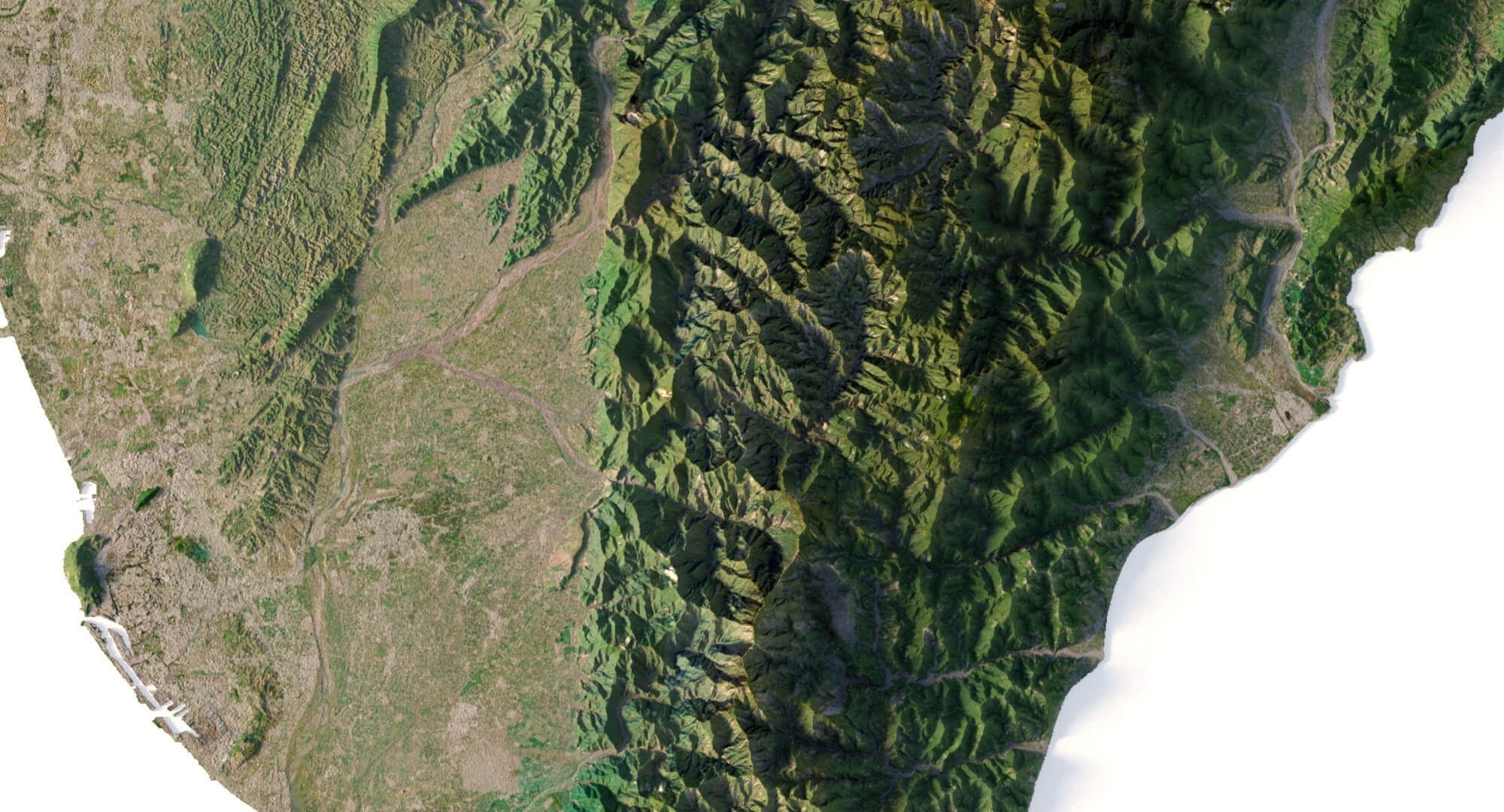 Taiwan Terrain - 3D Model by Shustrik