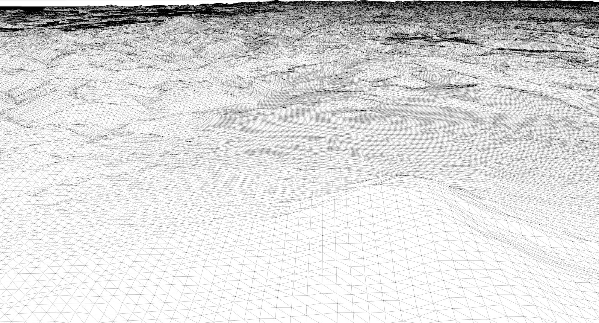 Washington State Terrain 3D Map by Shustrik