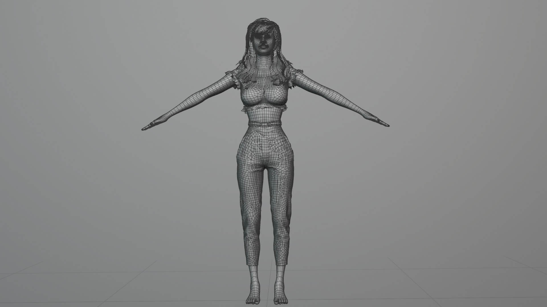 Beautiful Asian Girl - Free 3D Model by Signature Studio