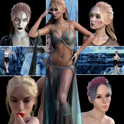 Chloe Character and Hair Bundle