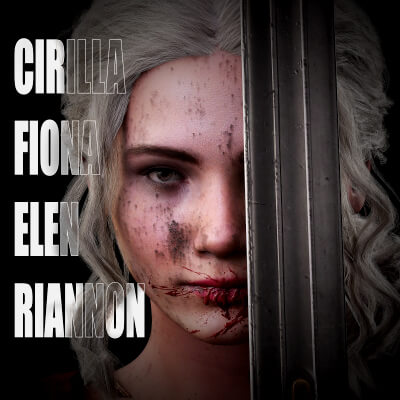 Cirilla Fiona Freya Allan Character Hairs &amp Outfit G9