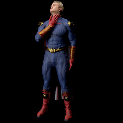 Homelander Character Hair &amp Costume Bundle