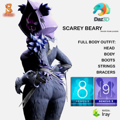 D-Force Raven Team LeaderFortnite Outfit G8 &amp 9 Female