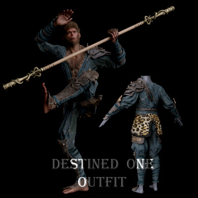 D-Force Wukong Outfit and Furr for G8 8.1 &amp 9