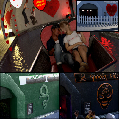 Tunnel of Love Jungle Ride & Spooky Ride Bundle by Silent Winter