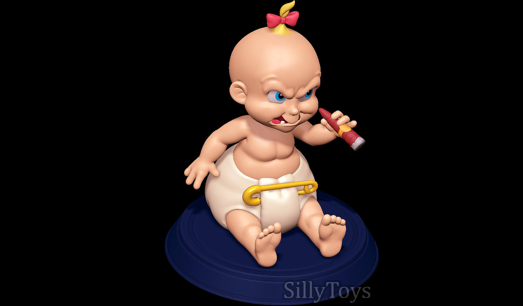 Baby Herman - Who Framed Roger Rabbit 3D Model by SillyToys