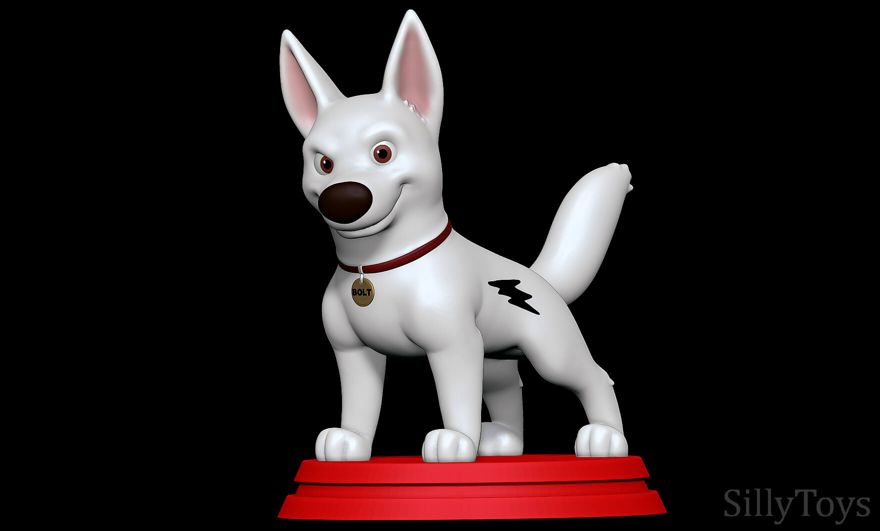 Bolt Disney 3D Print Model by SillyToys