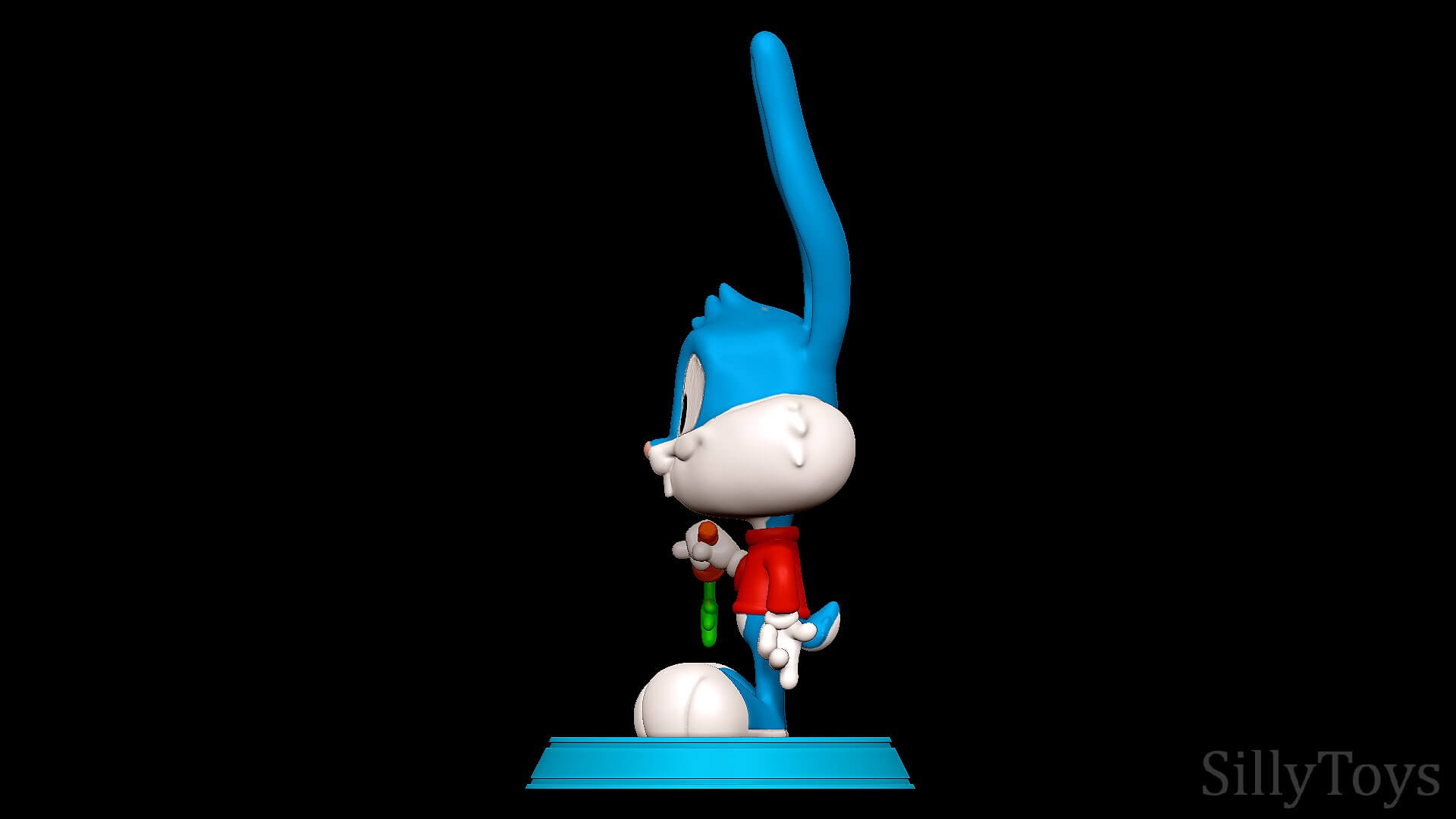 Buster Bunny - Tiny Toon Adventures 3D Model by SillyToys