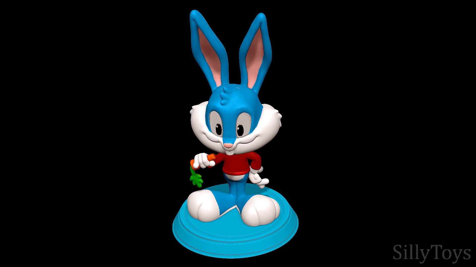 Buster Bunny - Tiny Toon Adventures 3D Model by SillyToys
