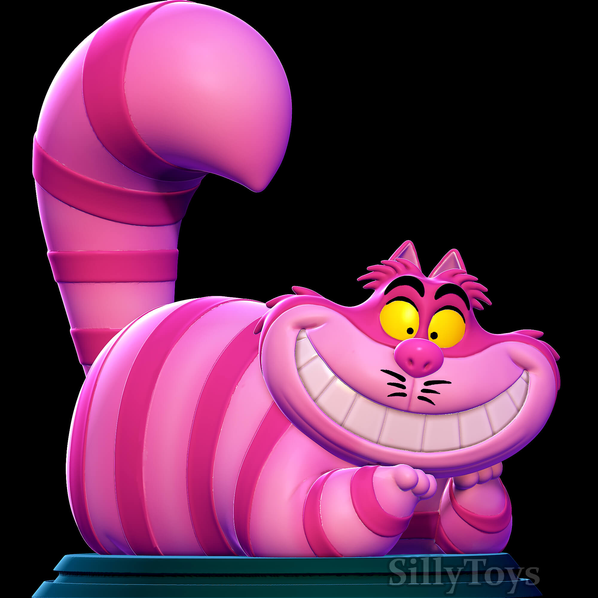Cheshire Cat - Alice in Wonderland 3D Model by SillyToys