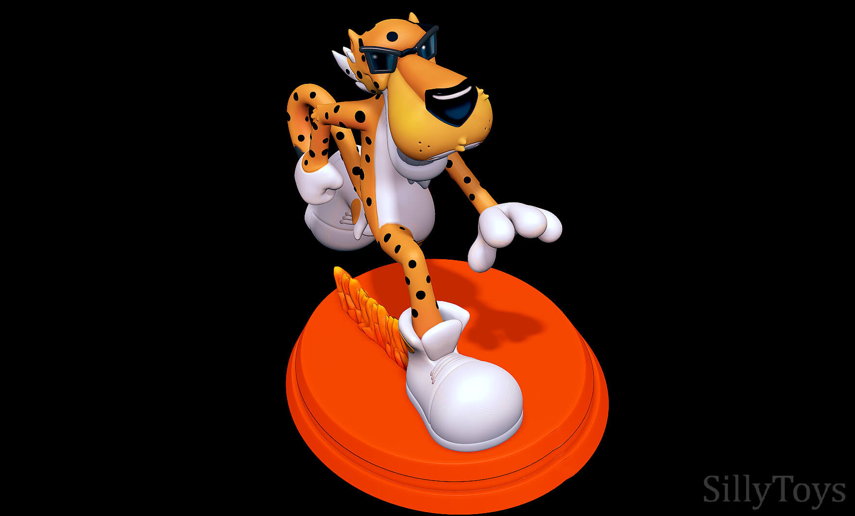Chester Cheetah Cheetos 3D Model by SillyToys