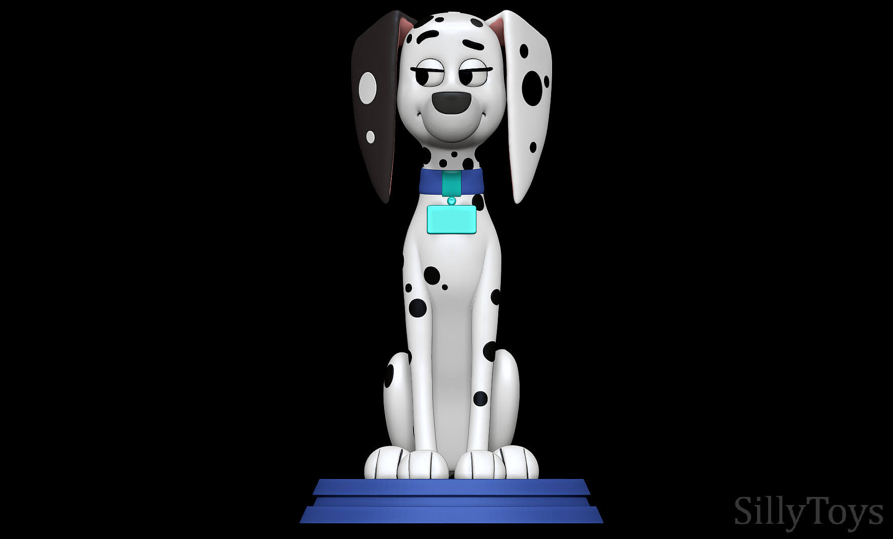 Delilah 101 Dalmatian Street 3D Print Model by SillyToys