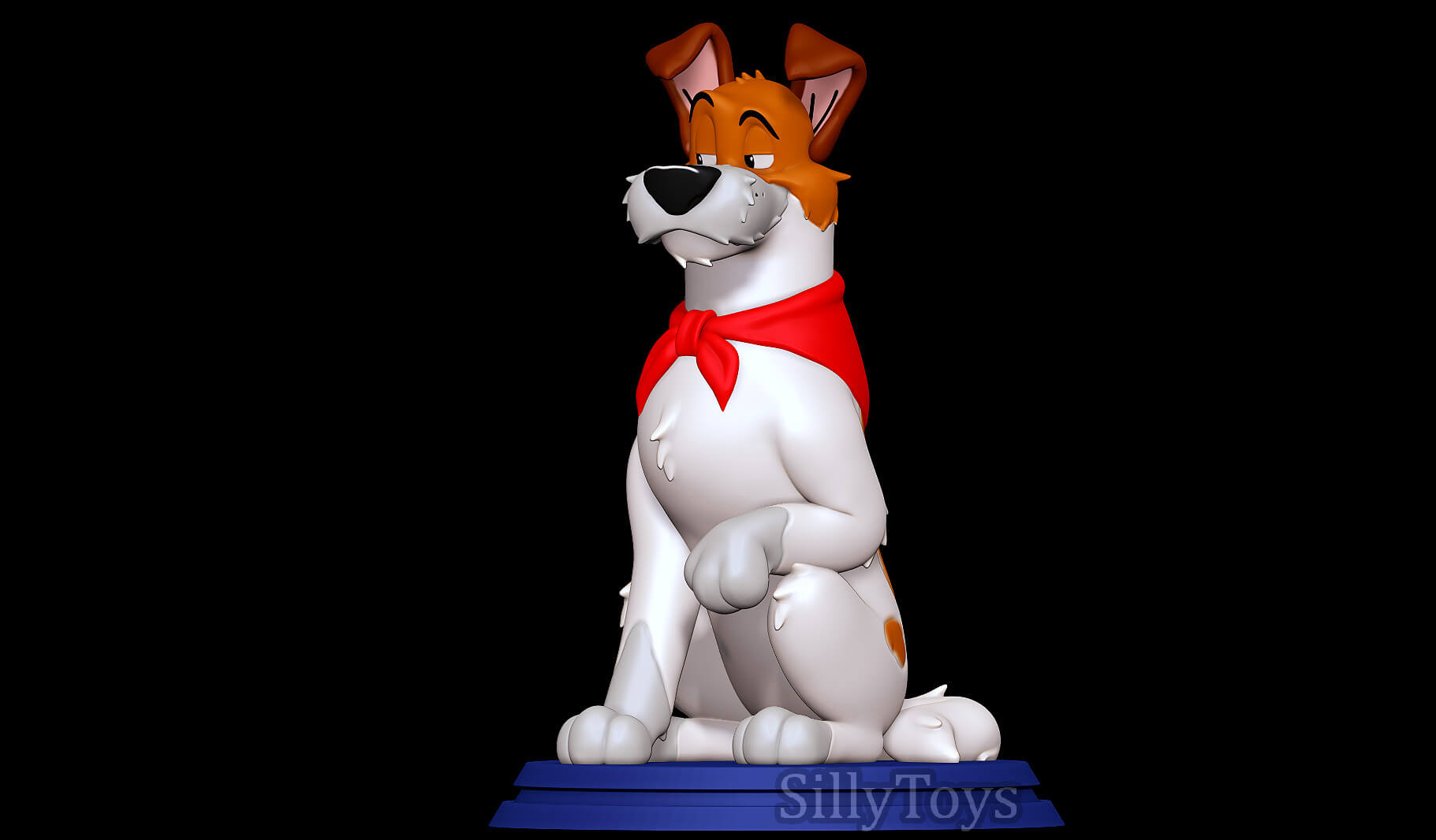 Dodger Oliver and Company 3D Print Model by SillyToys