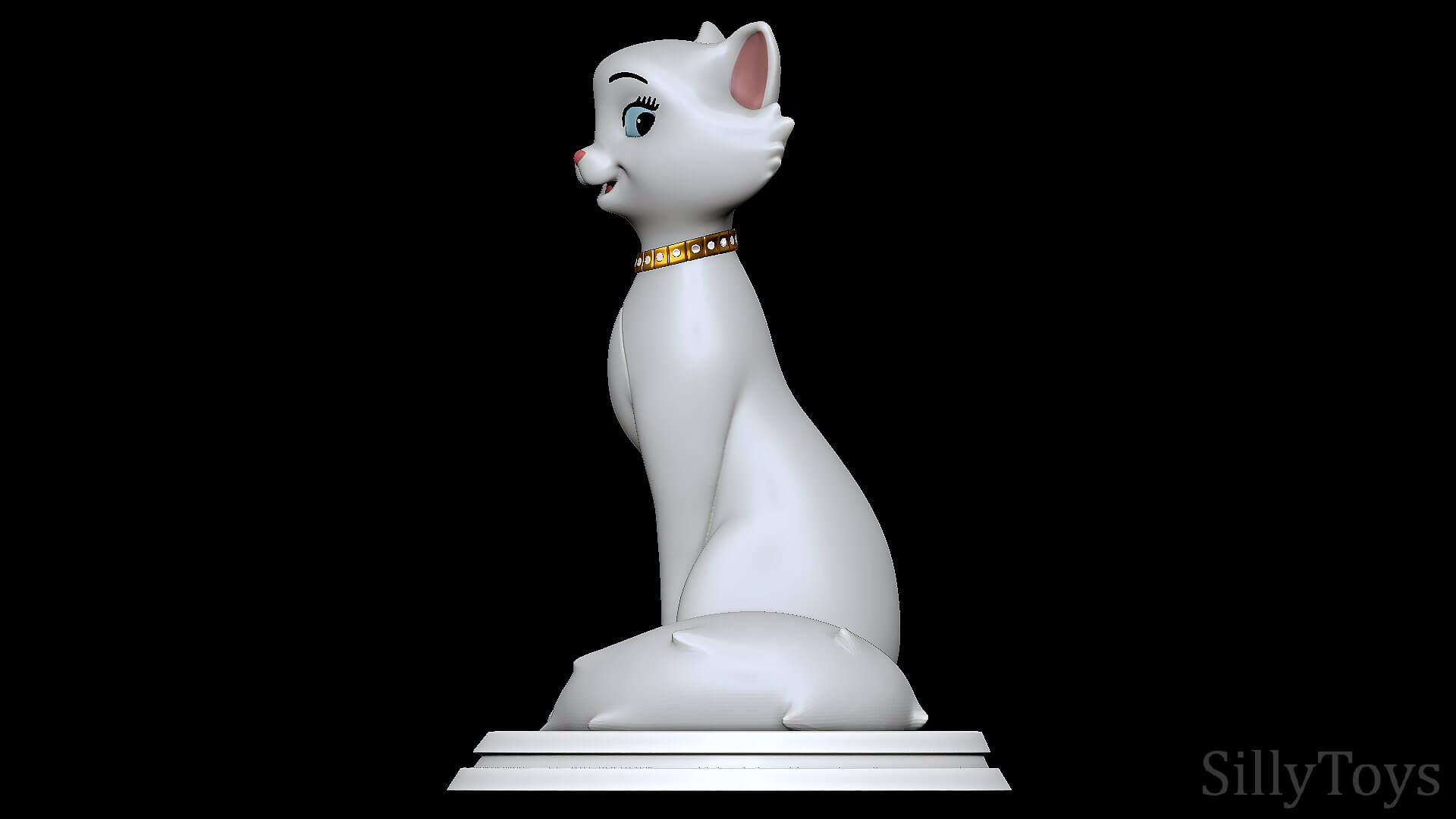 Duchess The Aristocats 3D Model by SillyToys
