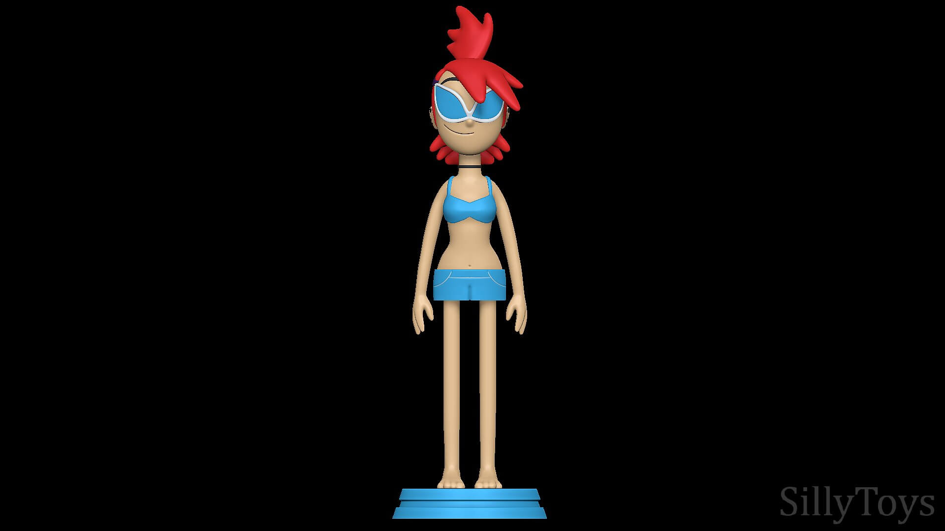 Frankie Foster Swimsuit - Foster's Home For Imaginary Friend 3D Print Model  by SillyToys