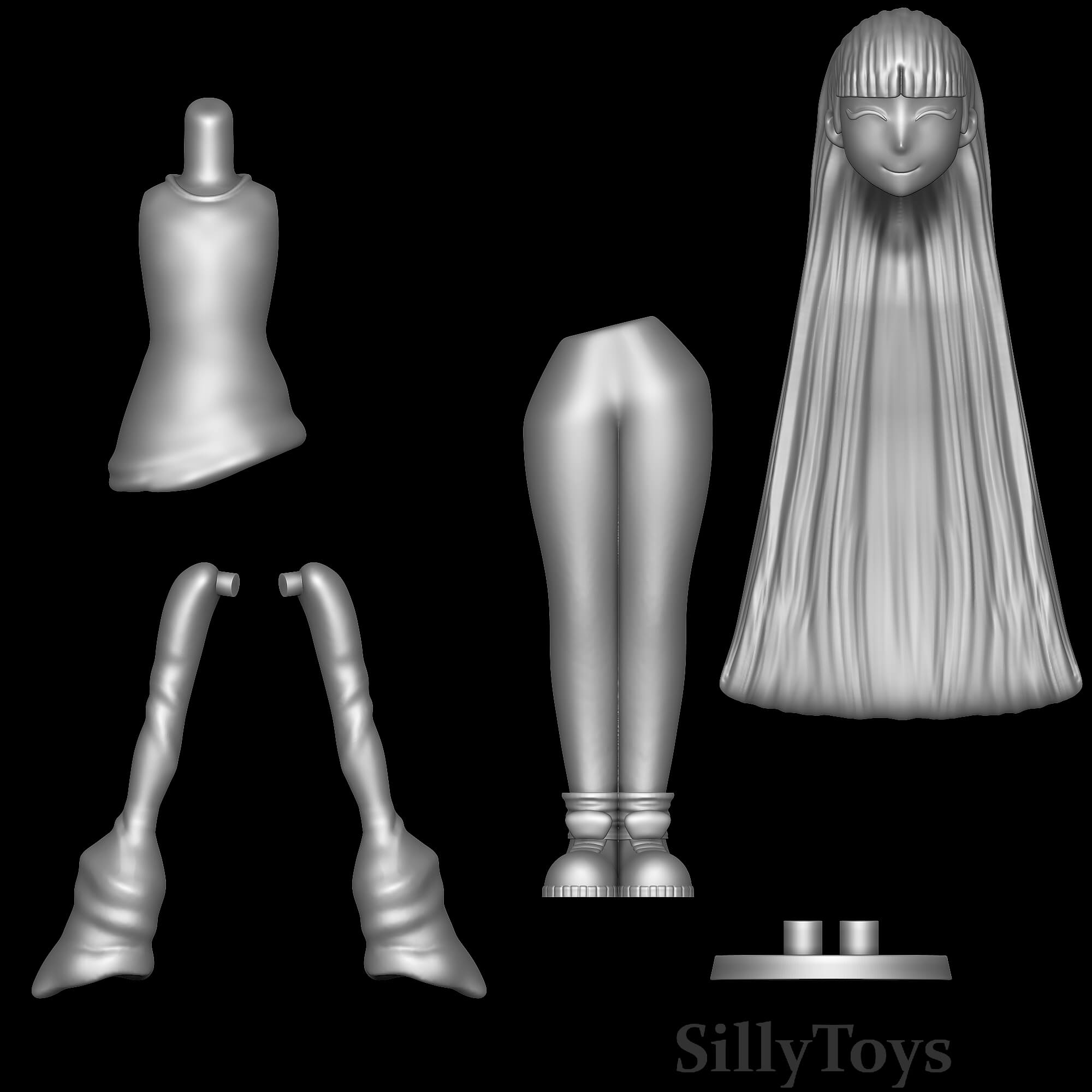 Knd Model Kuki Sanban - Codename Kids Next Door 3D Model by SillyToys