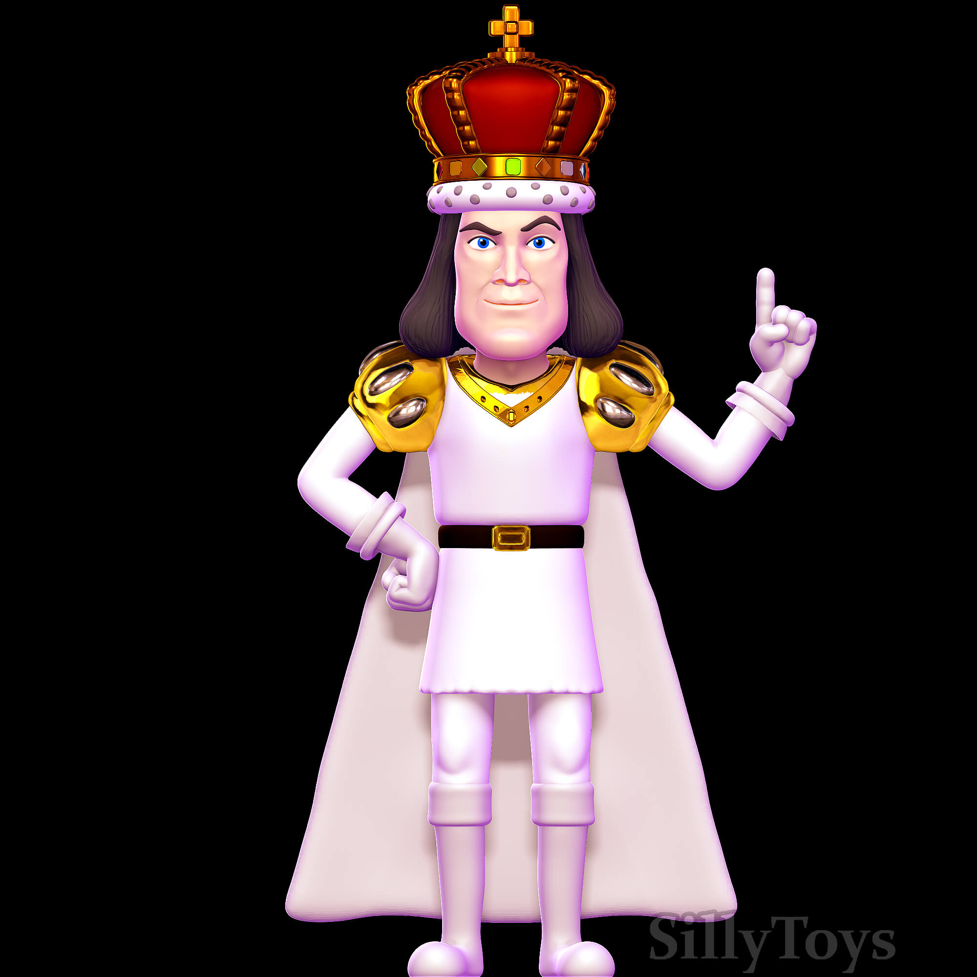 Lord Farquaad - Shrek 3D Model by SillyToys