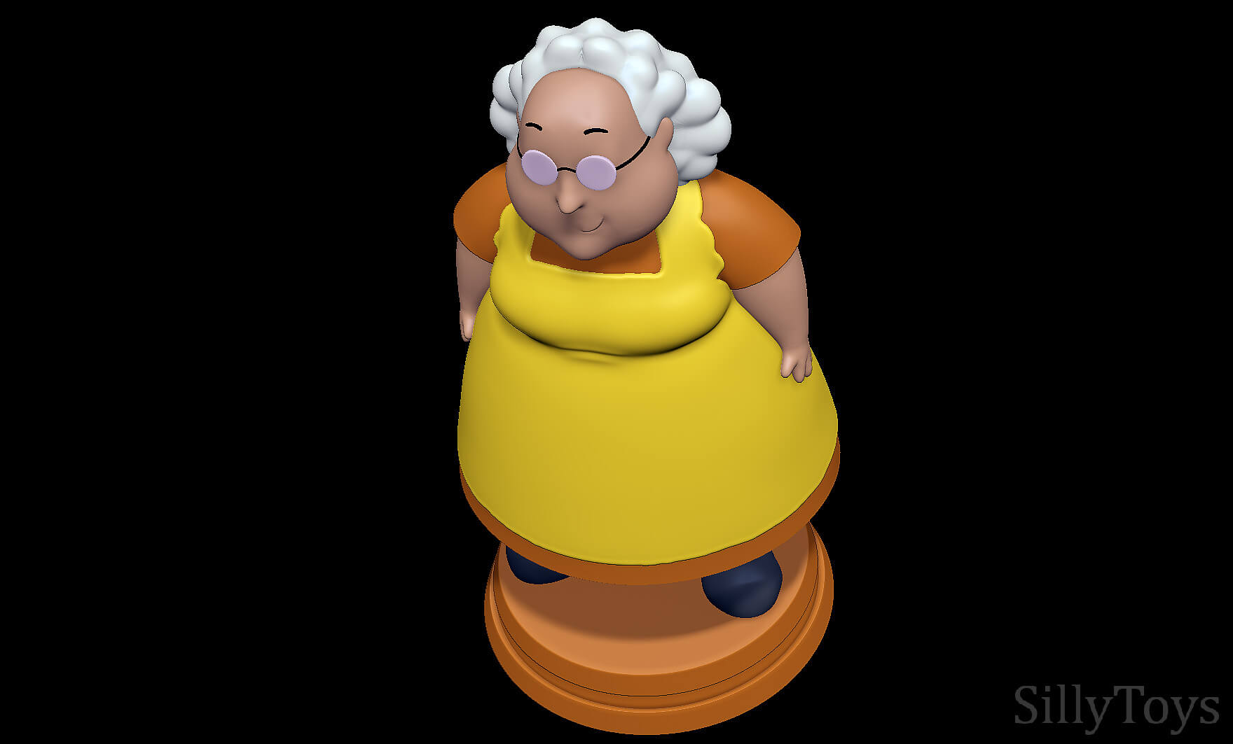Muriel Bagge Courage The Cowardly Dog 3D Model by SillyToys