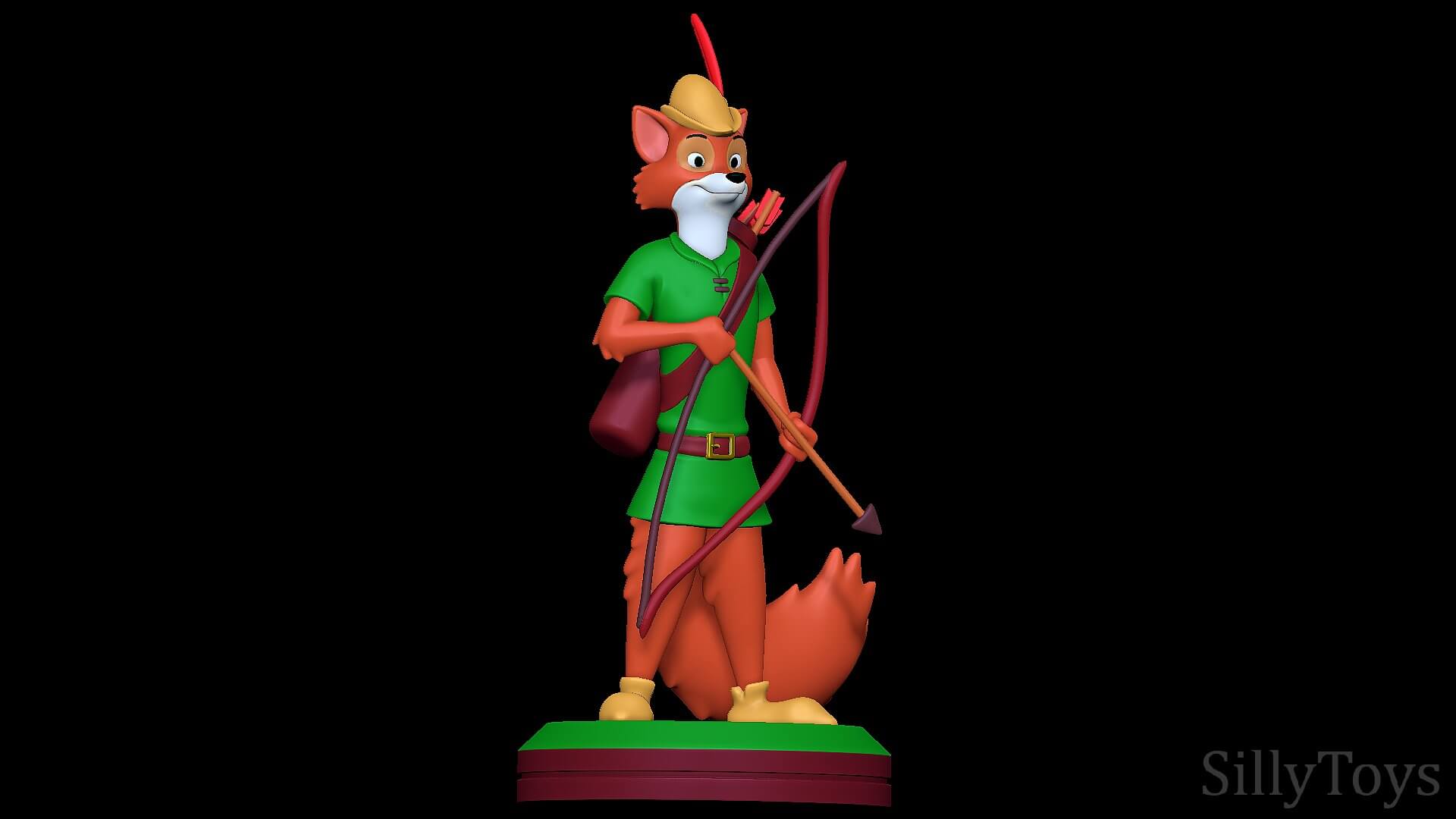 Robin Hood 1973 - 3D Model by SillyToys
