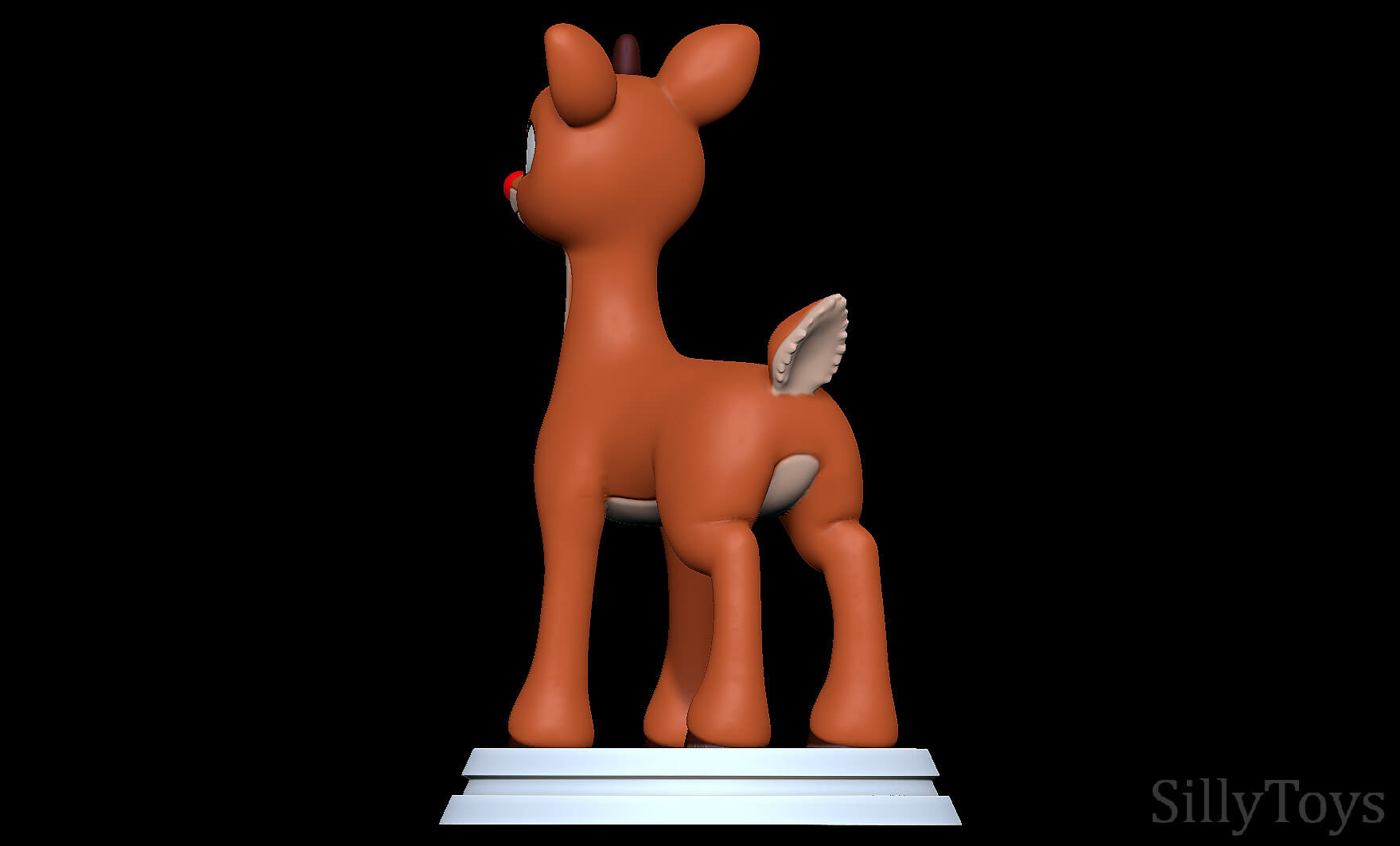 Wrapper Rudolph Rudolph The Red-Nosed Reindeer 3D Model by SillyToys