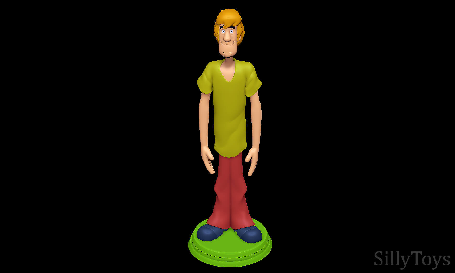 Shaggy Scooby Doo 3D Print Model by SillyToys
