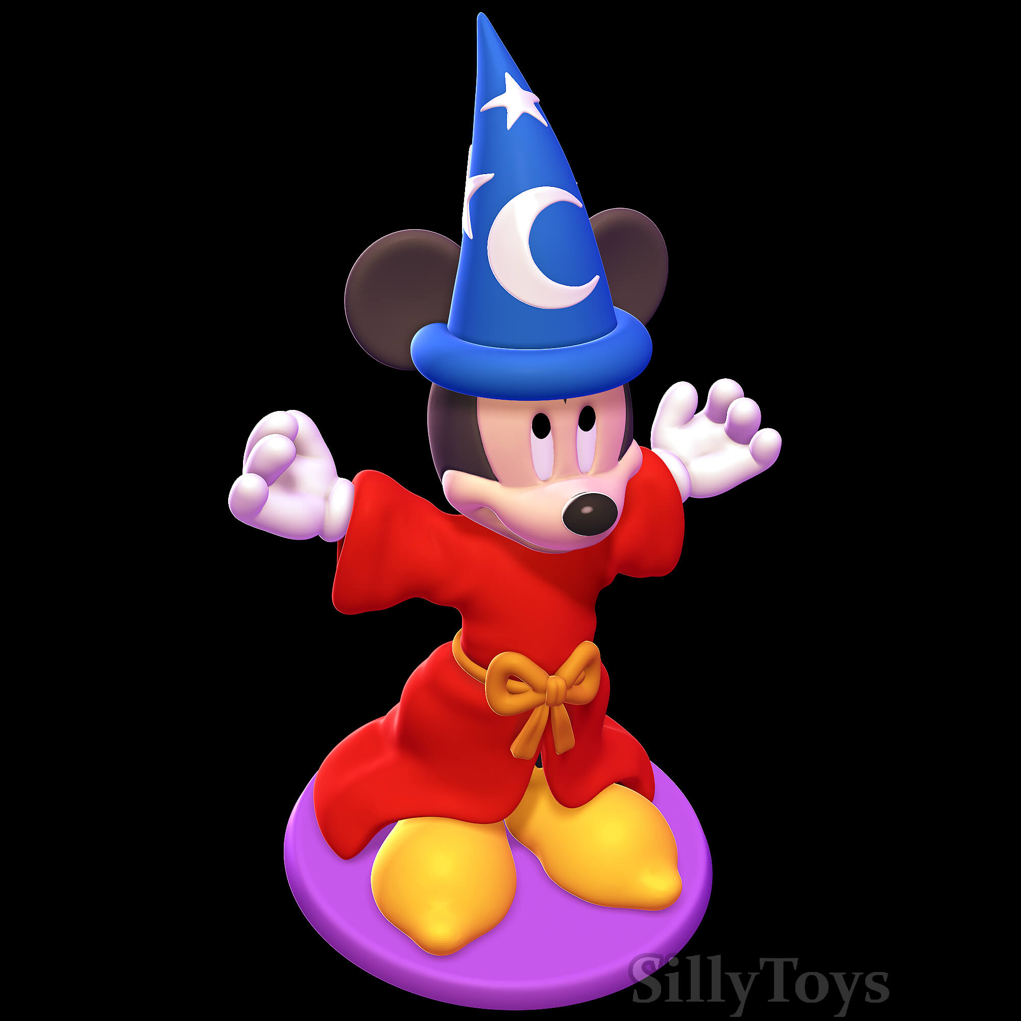 Sorcerer Mickey Mouse Fantasia 3D Model By SillyToys sorcerer-mickey-mouse-fantasia-3d-model-by-sillytoys