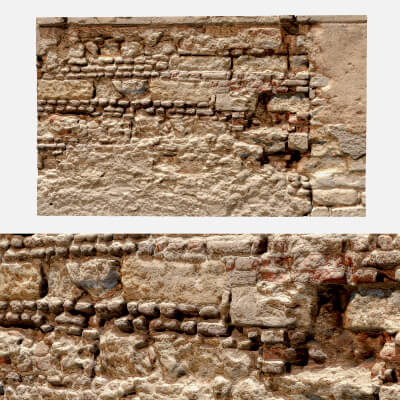 Rustika Rustic Stone Wall - 3D Model by silverpak