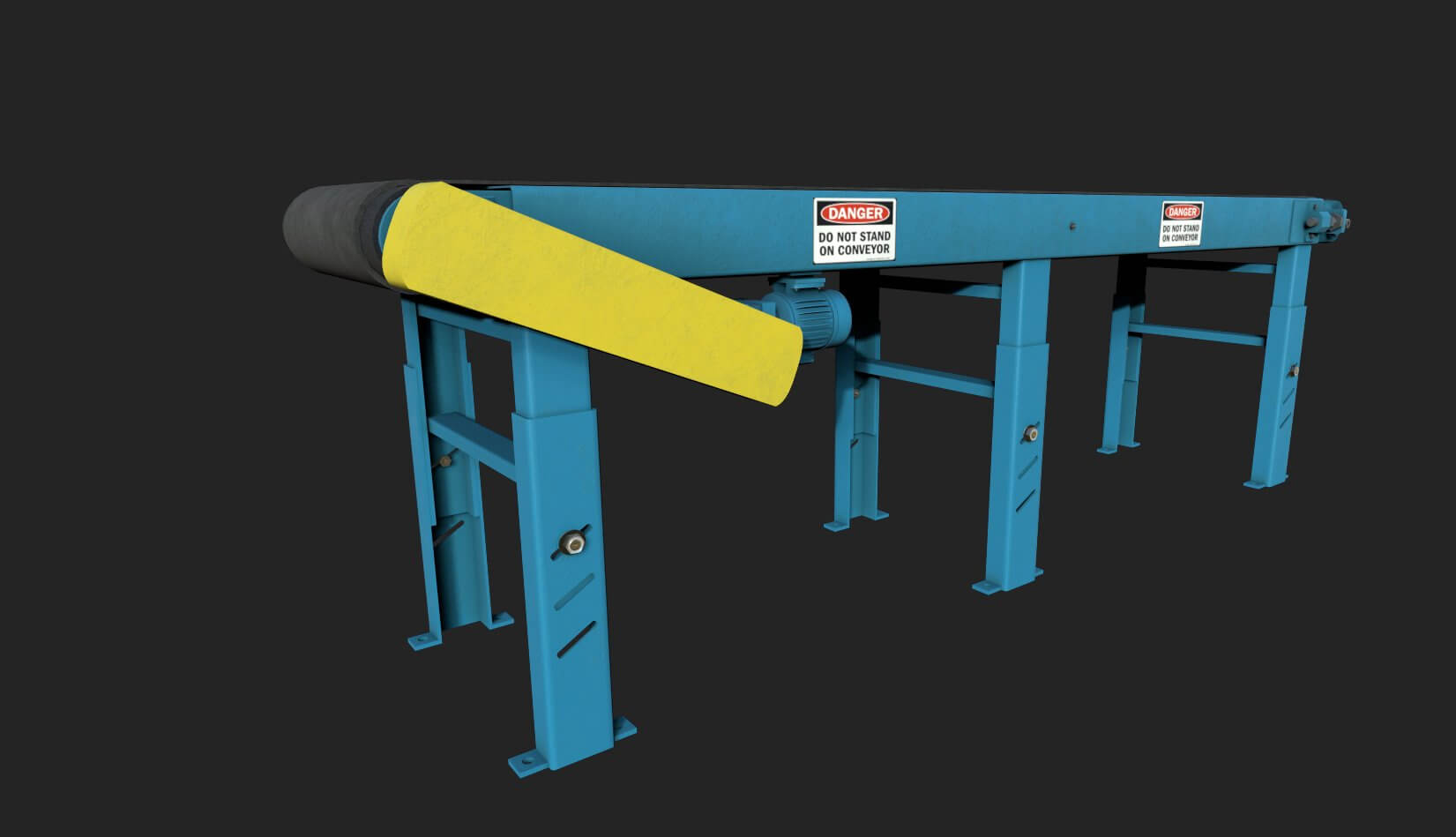 Belt Conveyor 3D Model by SimonTGriffiths