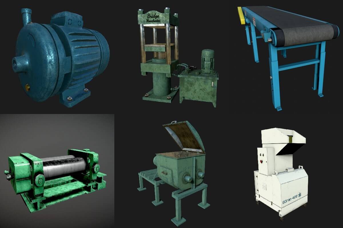 Factory Machine Props by SimonTGriffiths