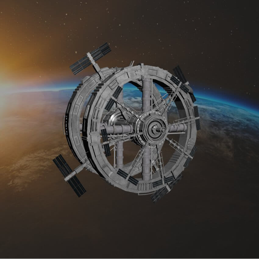 Space Station 3D Model by SimonTGriffiths