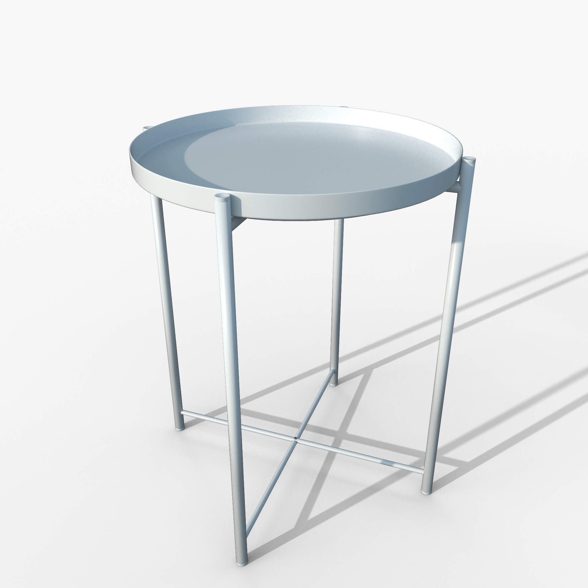 Gladom Table White IKEA - 3D Model by Simple3D