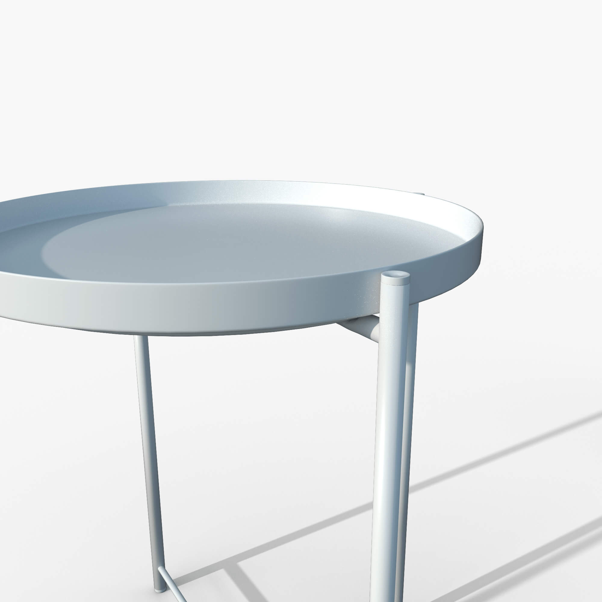 Gladom Table White IKEA - 3D Model by Simple3D