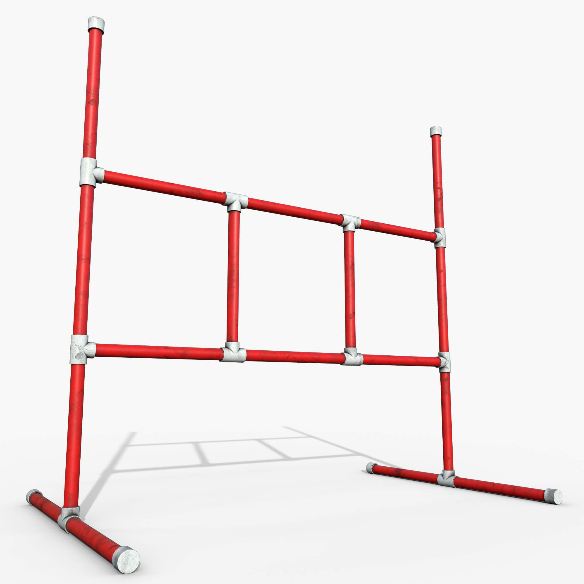 Plastic Barrier 3D Model by Simple3D