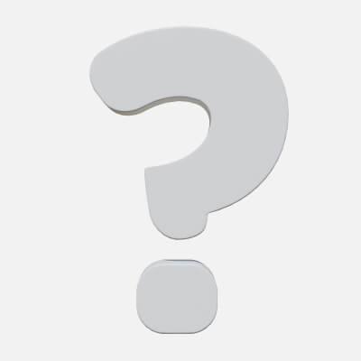 Question Symbol White
