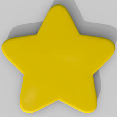 Simple Star Rounded Corners