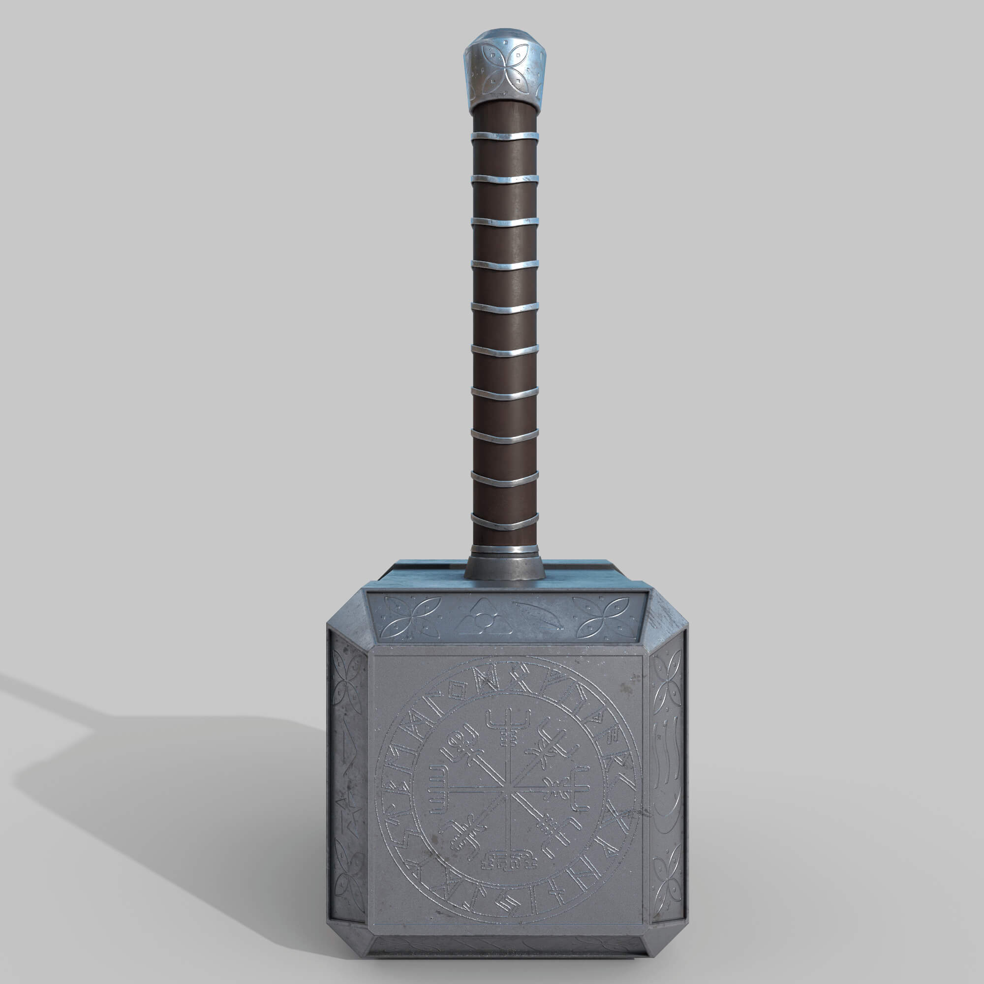 Thor's Hammer 3D Model by Simple3D