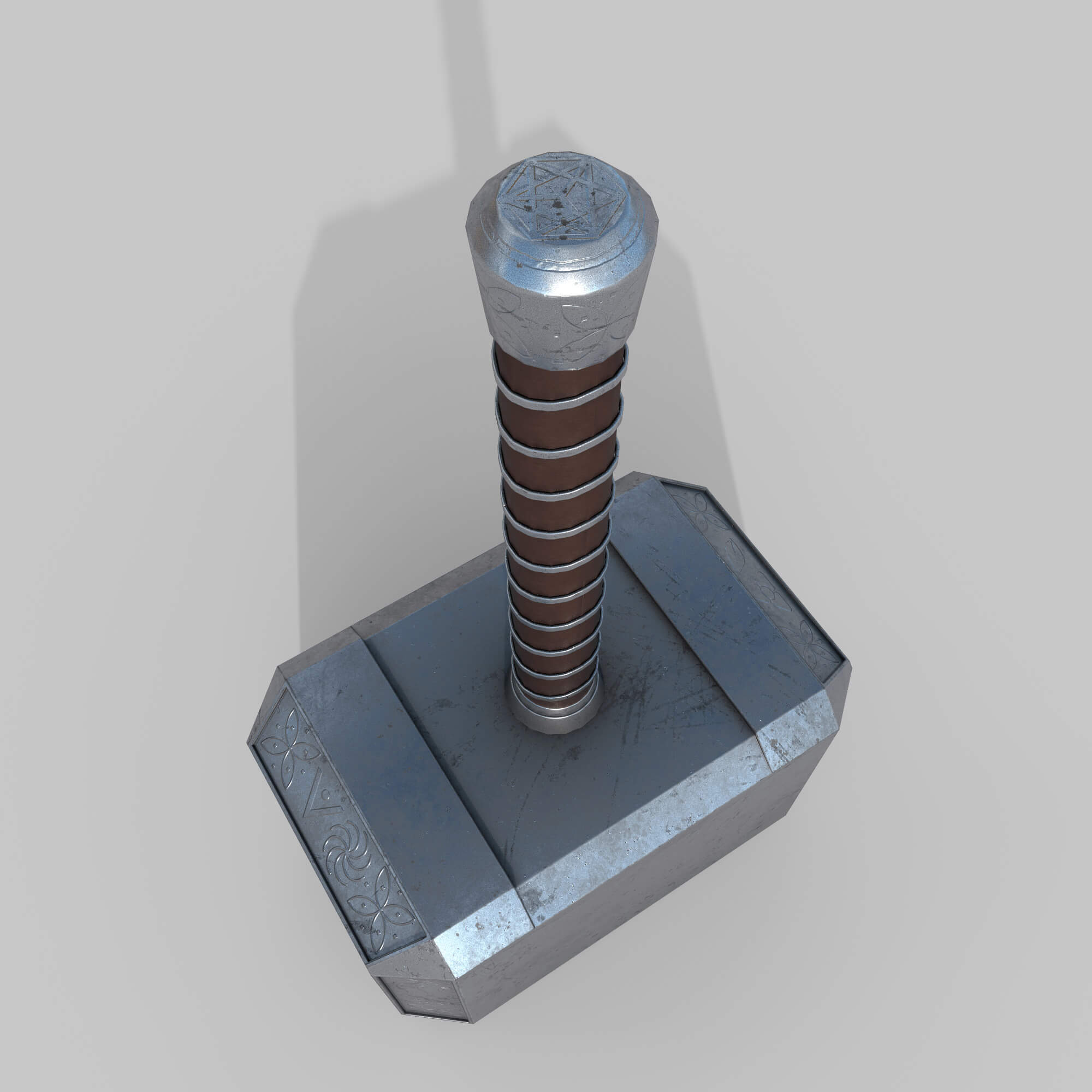 Thor's Hammer 3D Model by Simple3D