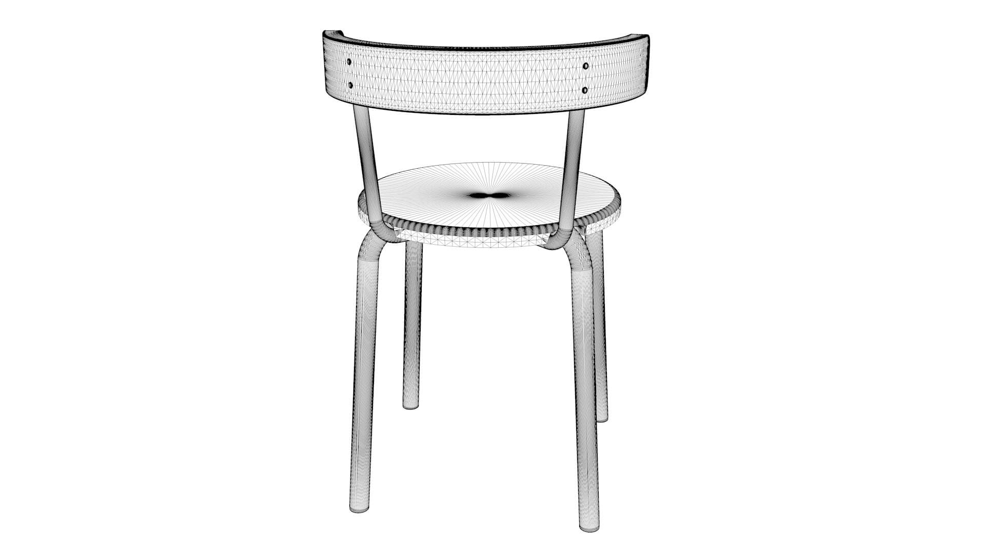 YNGVAR Chair Red IKEA 3D Model by Simple3D