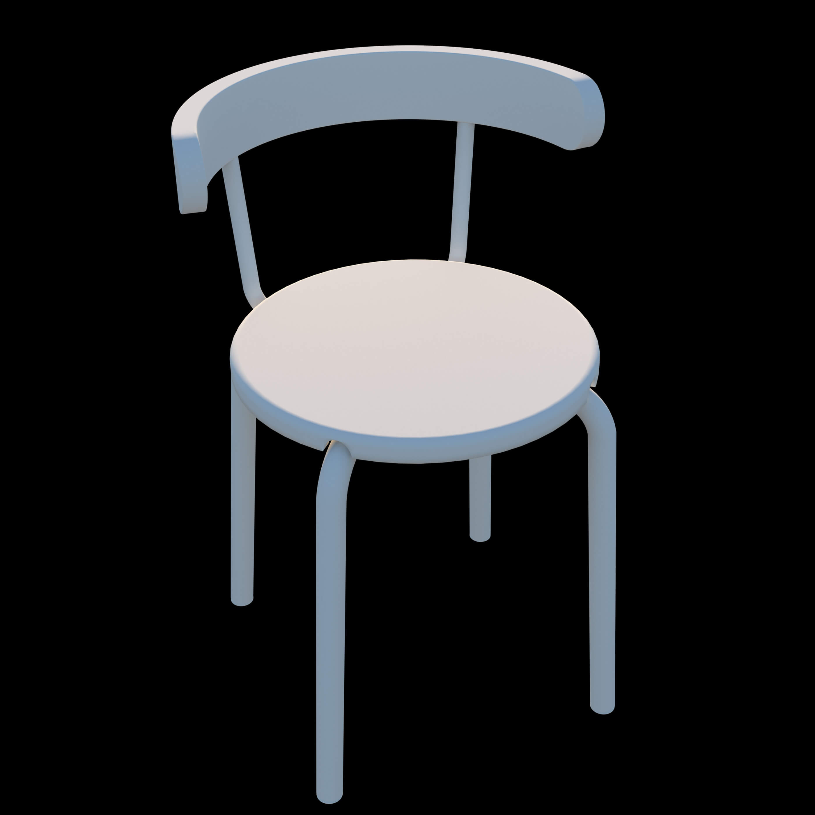 YNGVAR Chair Red IKEA 3D Model by Simple3D