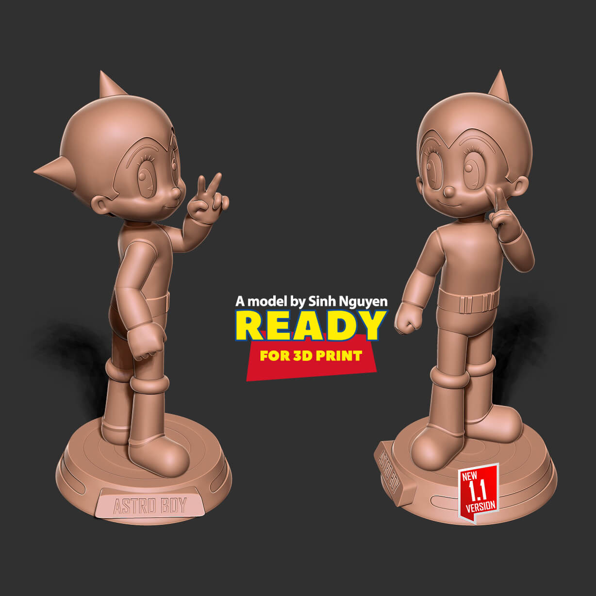 Astro Boy 3d Model By Sinh Nguyen