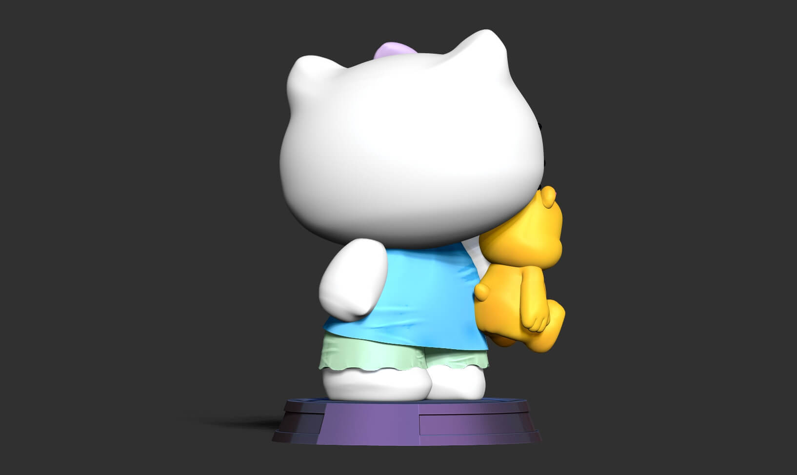 Good Night Hello Kitty - 3D Model by Sinh Nguyen